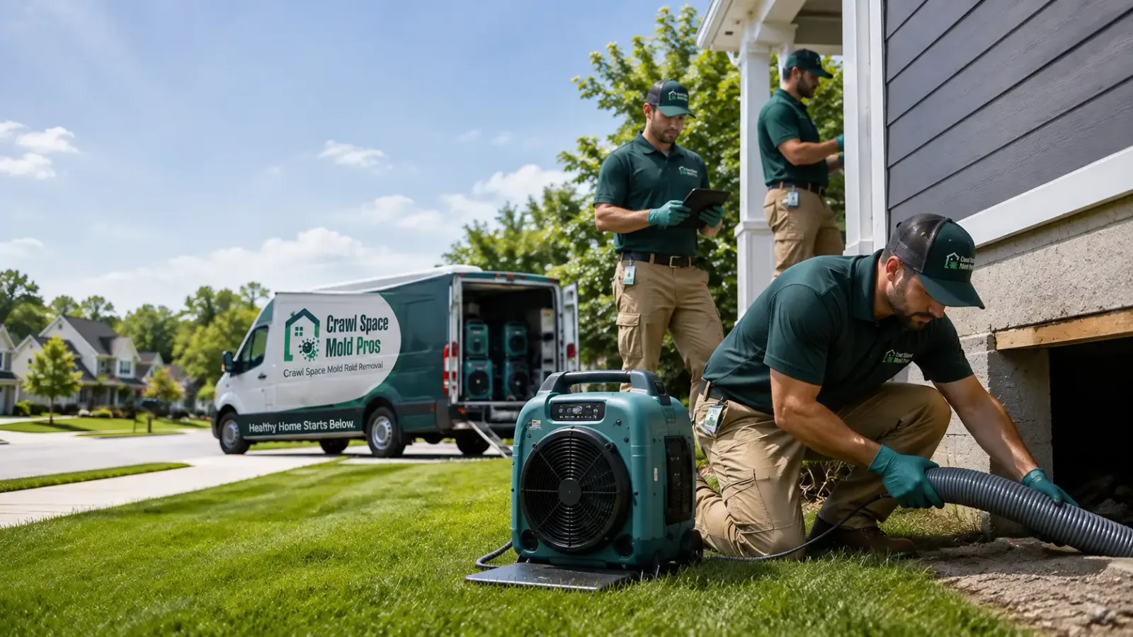 Crawl Space Mold Removal in Lexington, NE